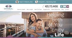 Desktop Screenshot of optimalhealthassociates.com